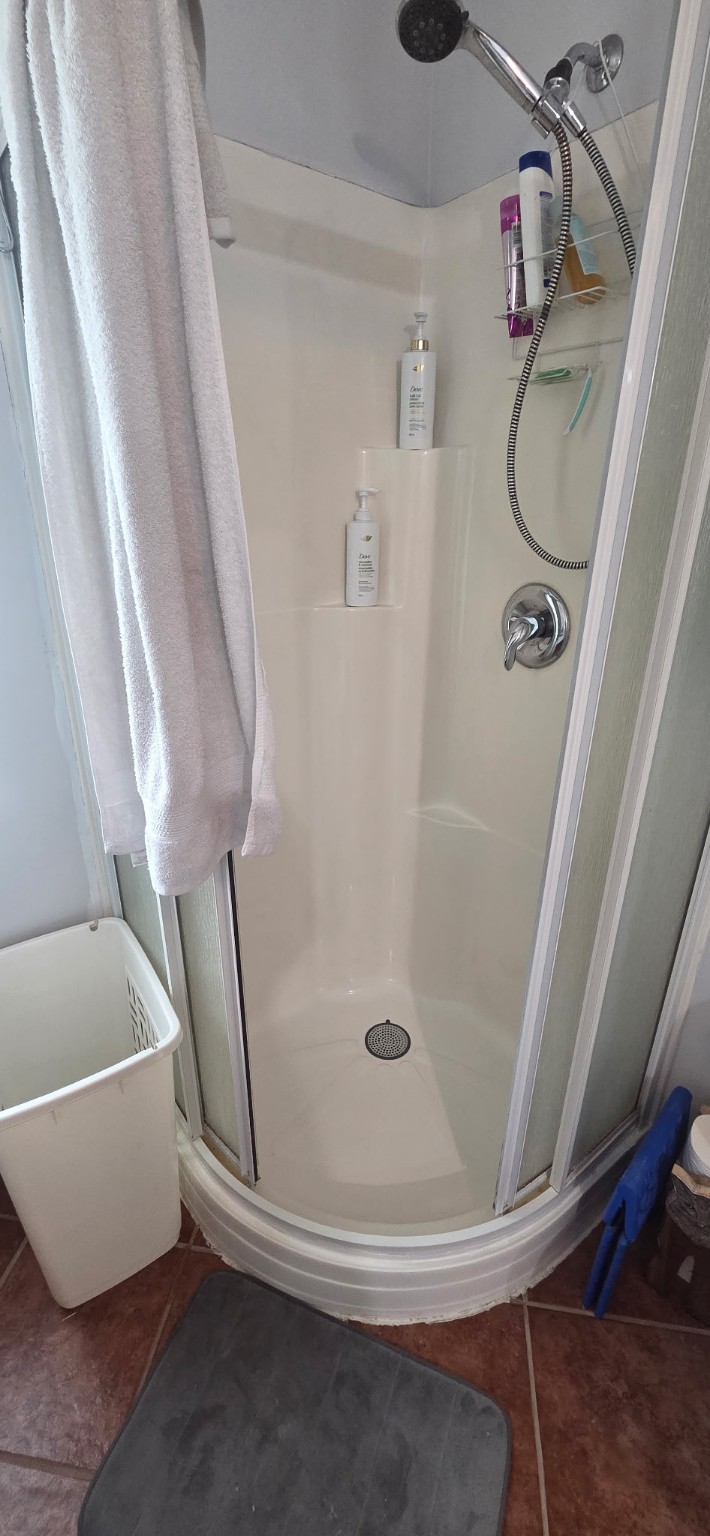 Douche après entretien